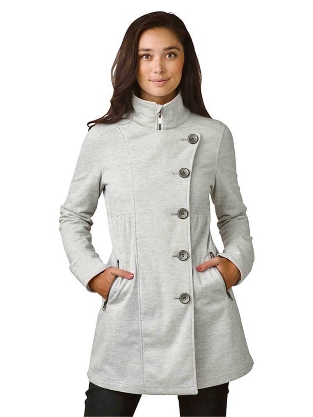 Prana heather grey Martina coat